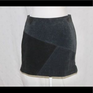 Genuine Leather Mini Skirt